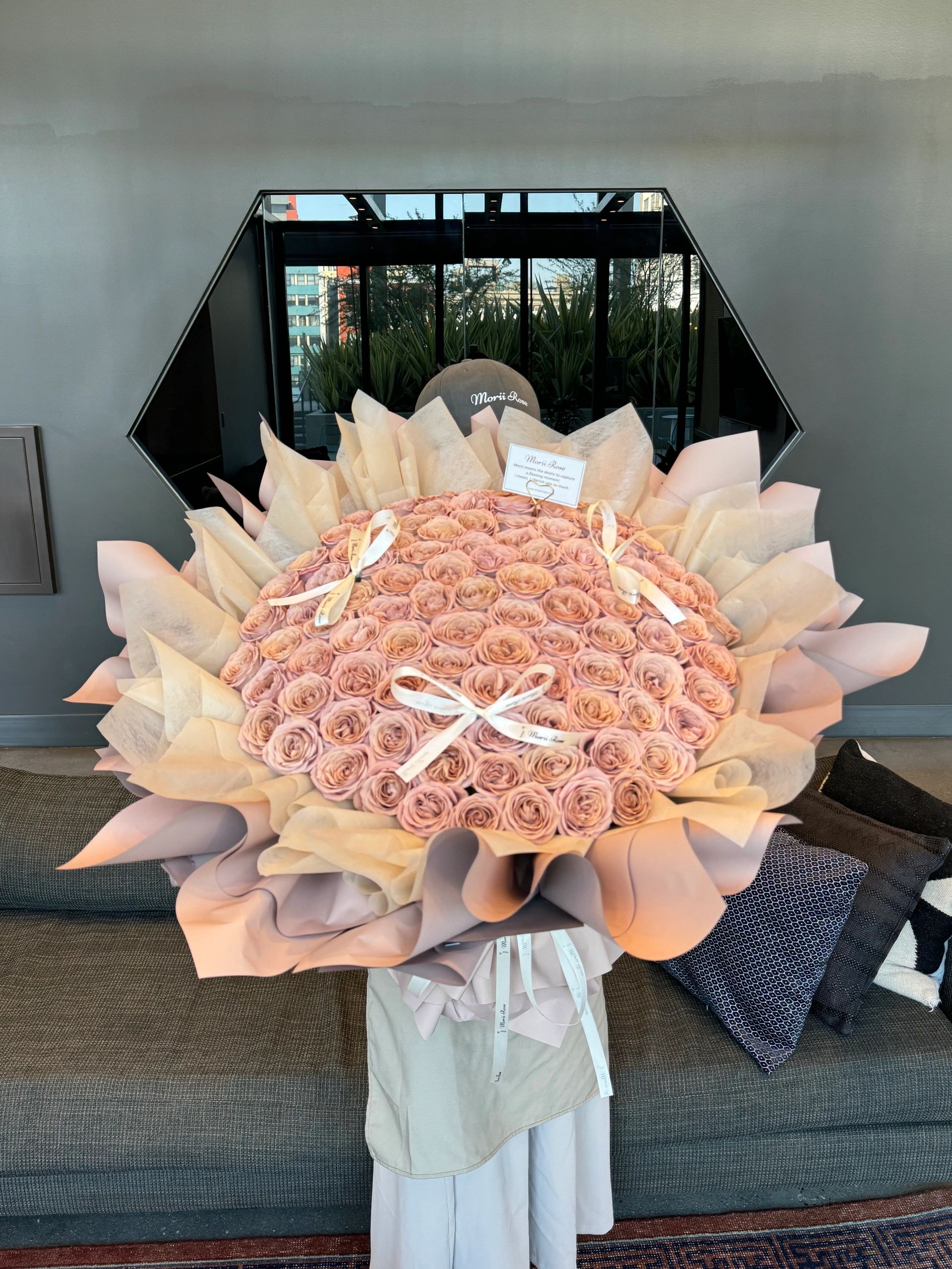 99 Cappuccino Roses - Brown