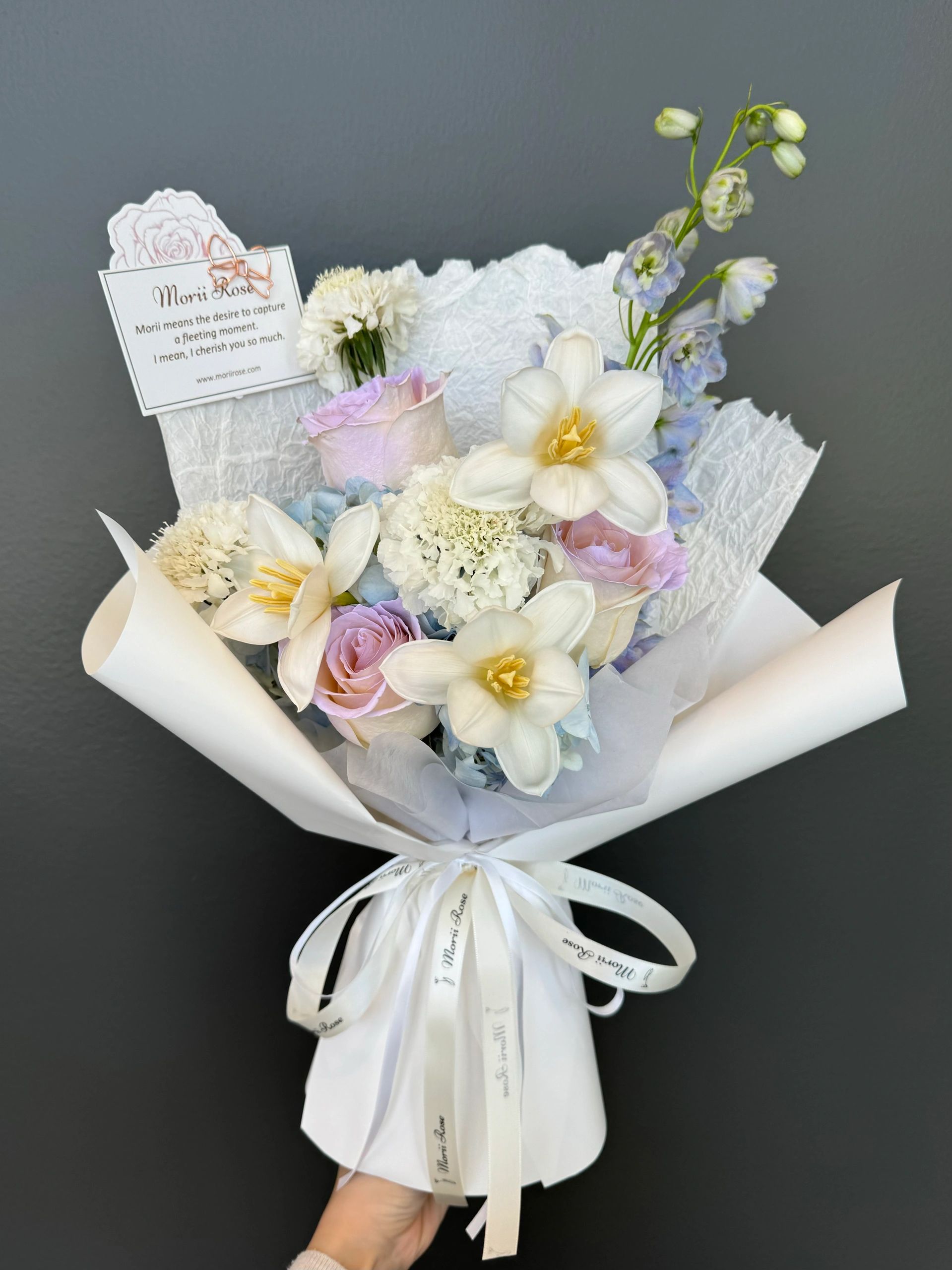 Gradient Purple Mixed Bouquet