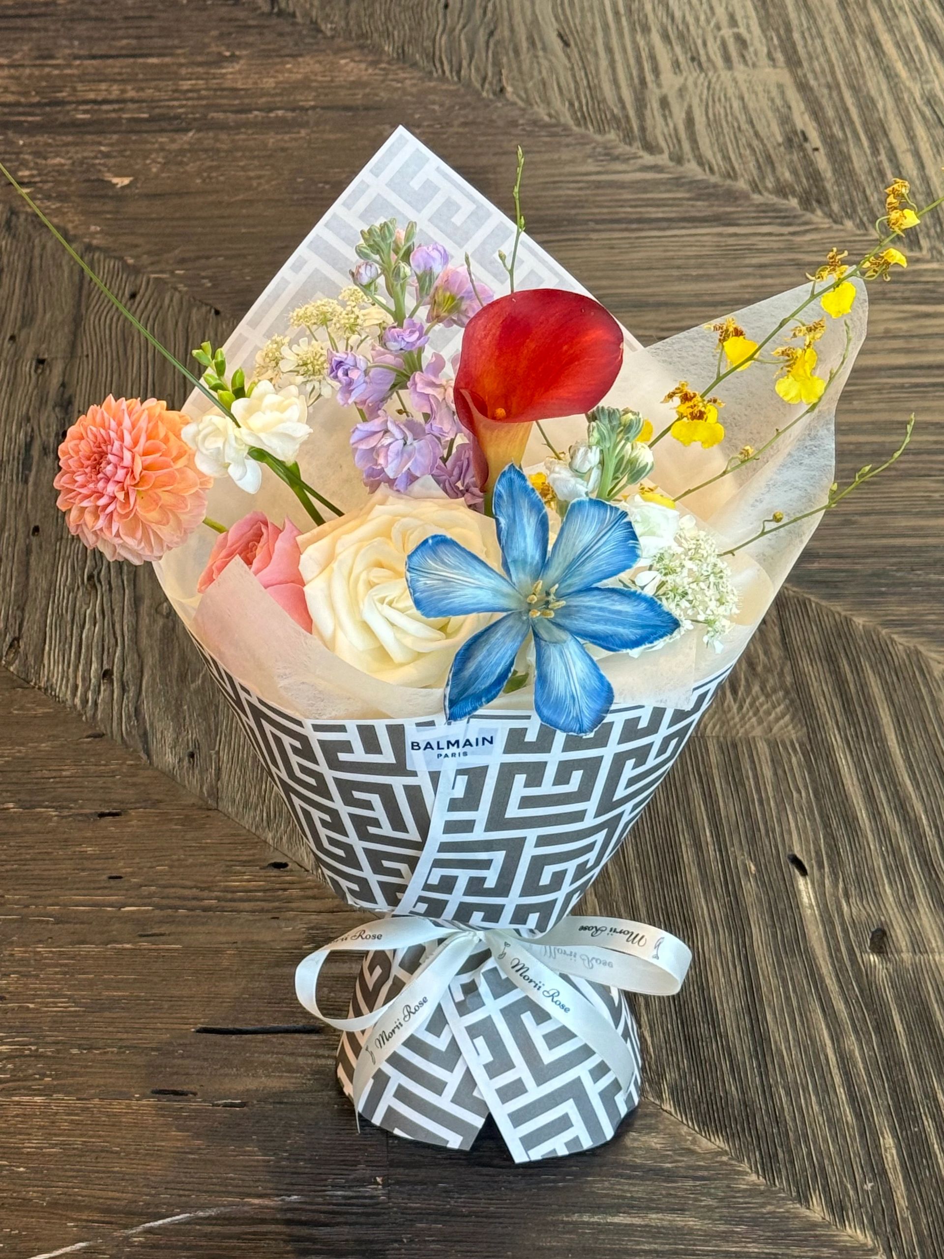 High-End Color Palette Mixed Floral Bouquet
