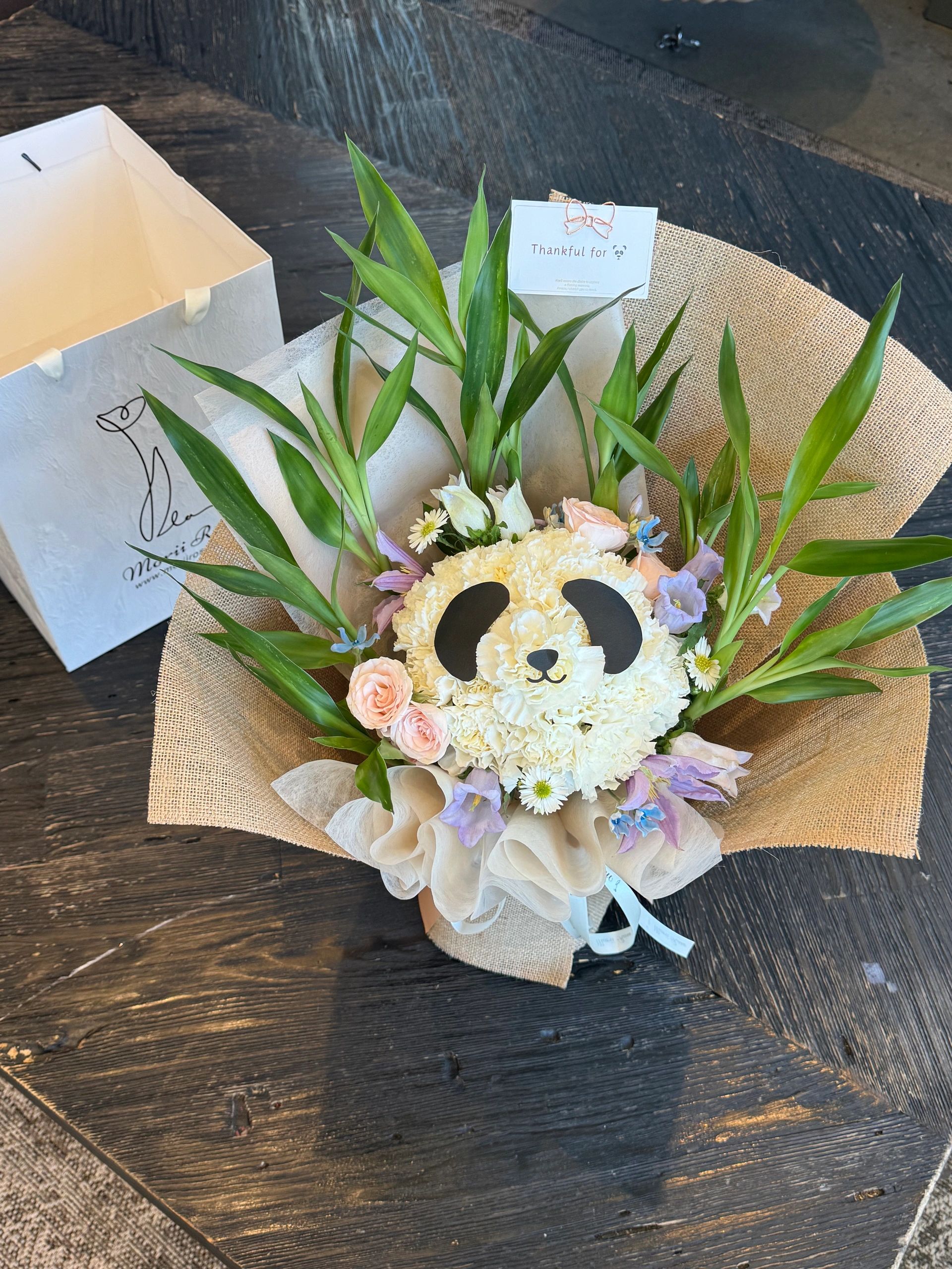 Panda Bloom Bouquet
