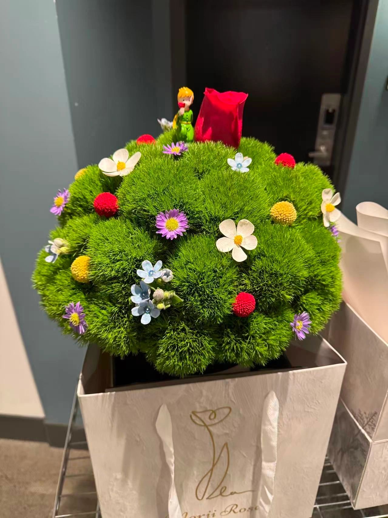 Little Prince Green Planet Hug Bucket