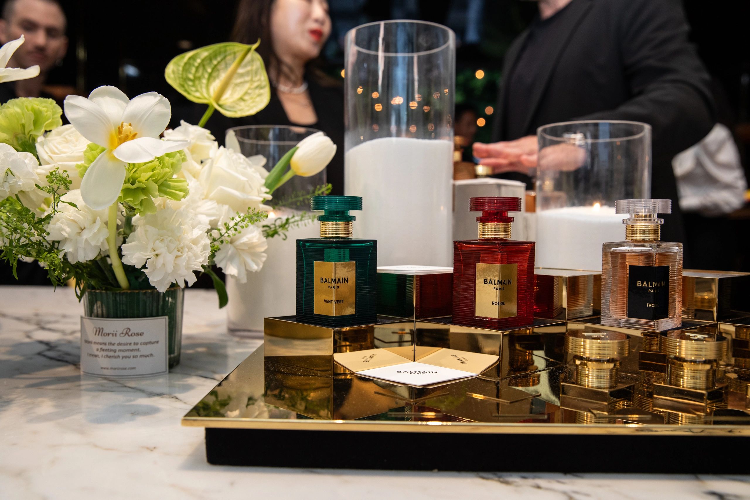 Balmain Fragrance Event Setup（Communicate the specific plan with customer service）