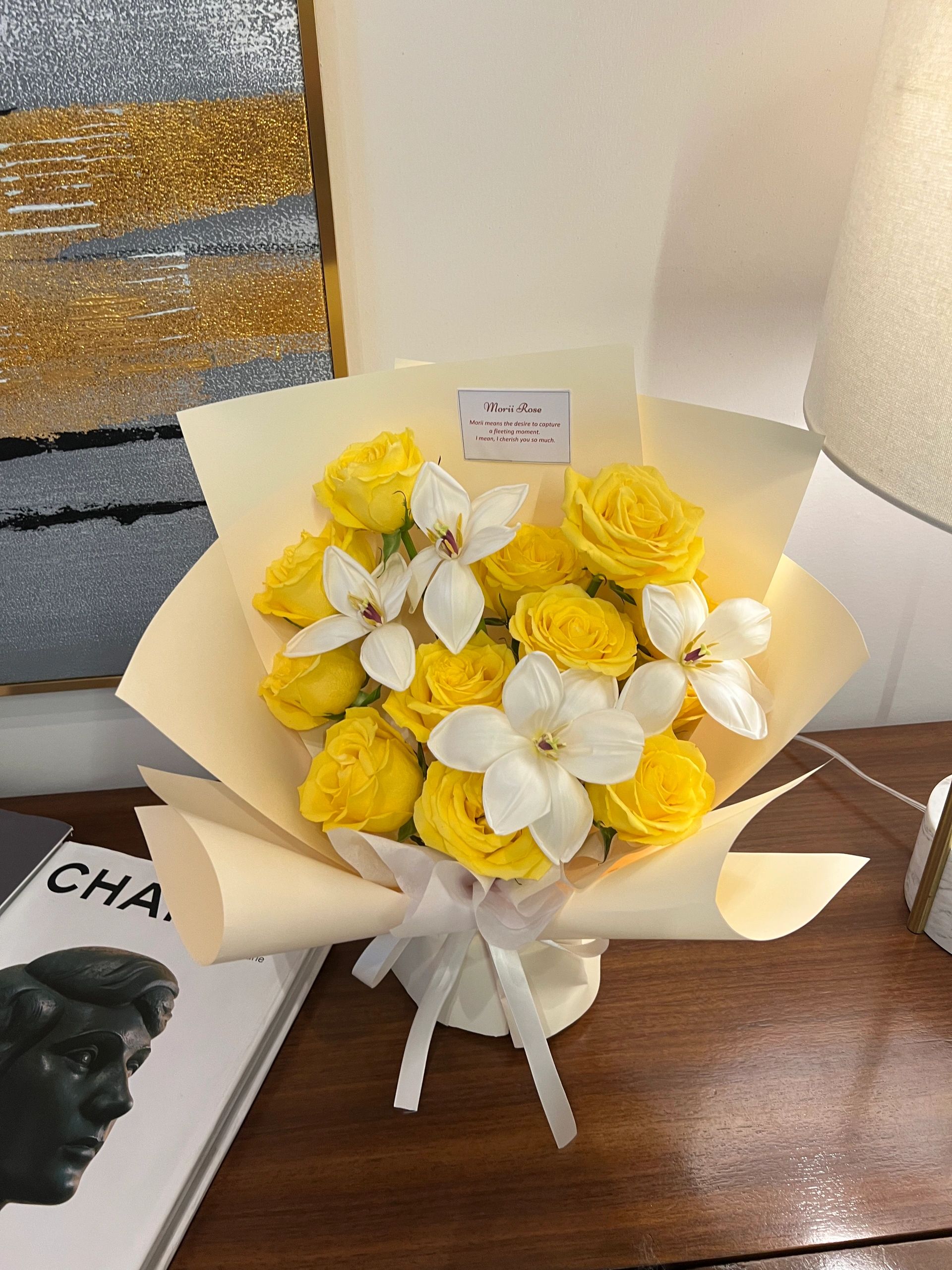 Yellow Roses & Tulips