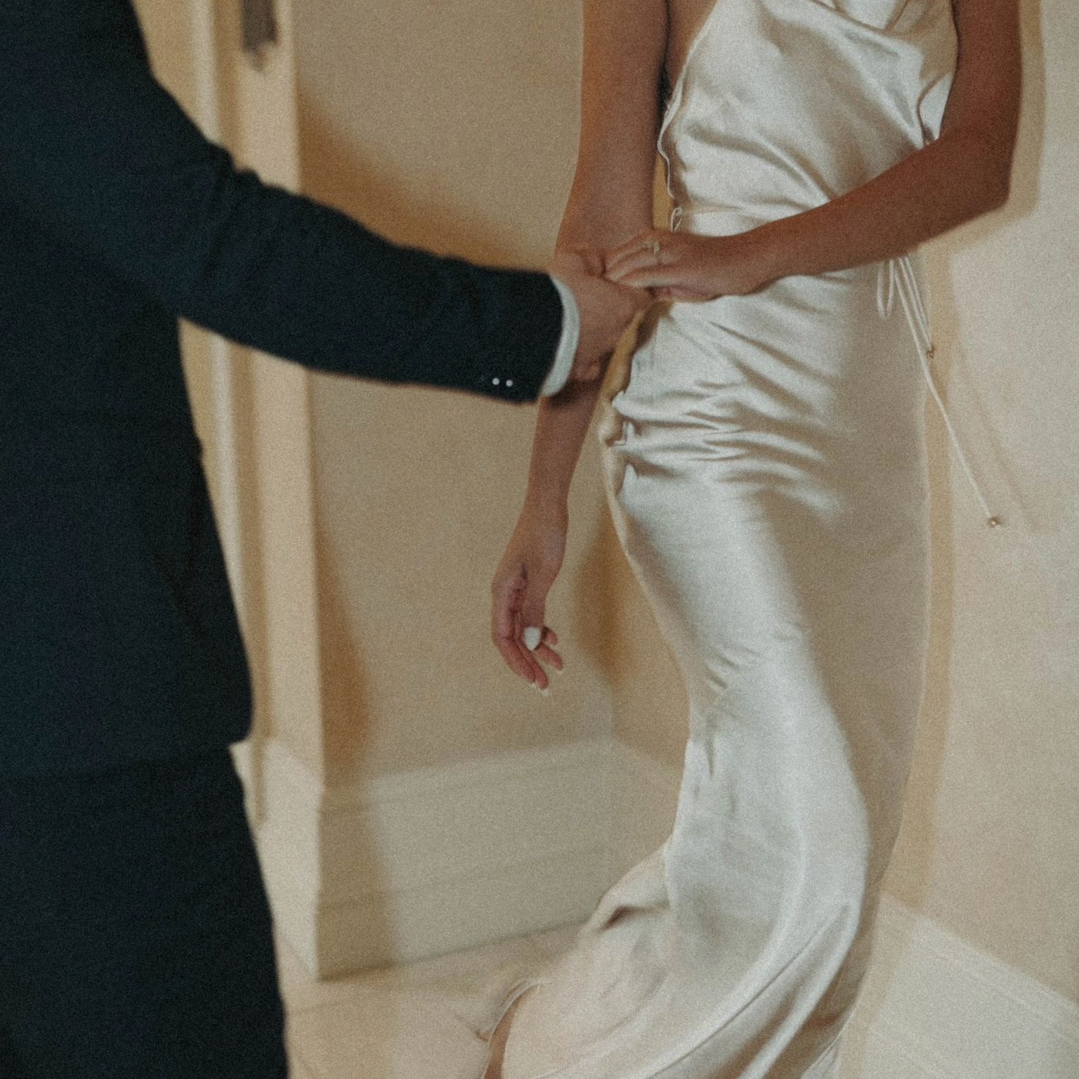 Hand holding engagement