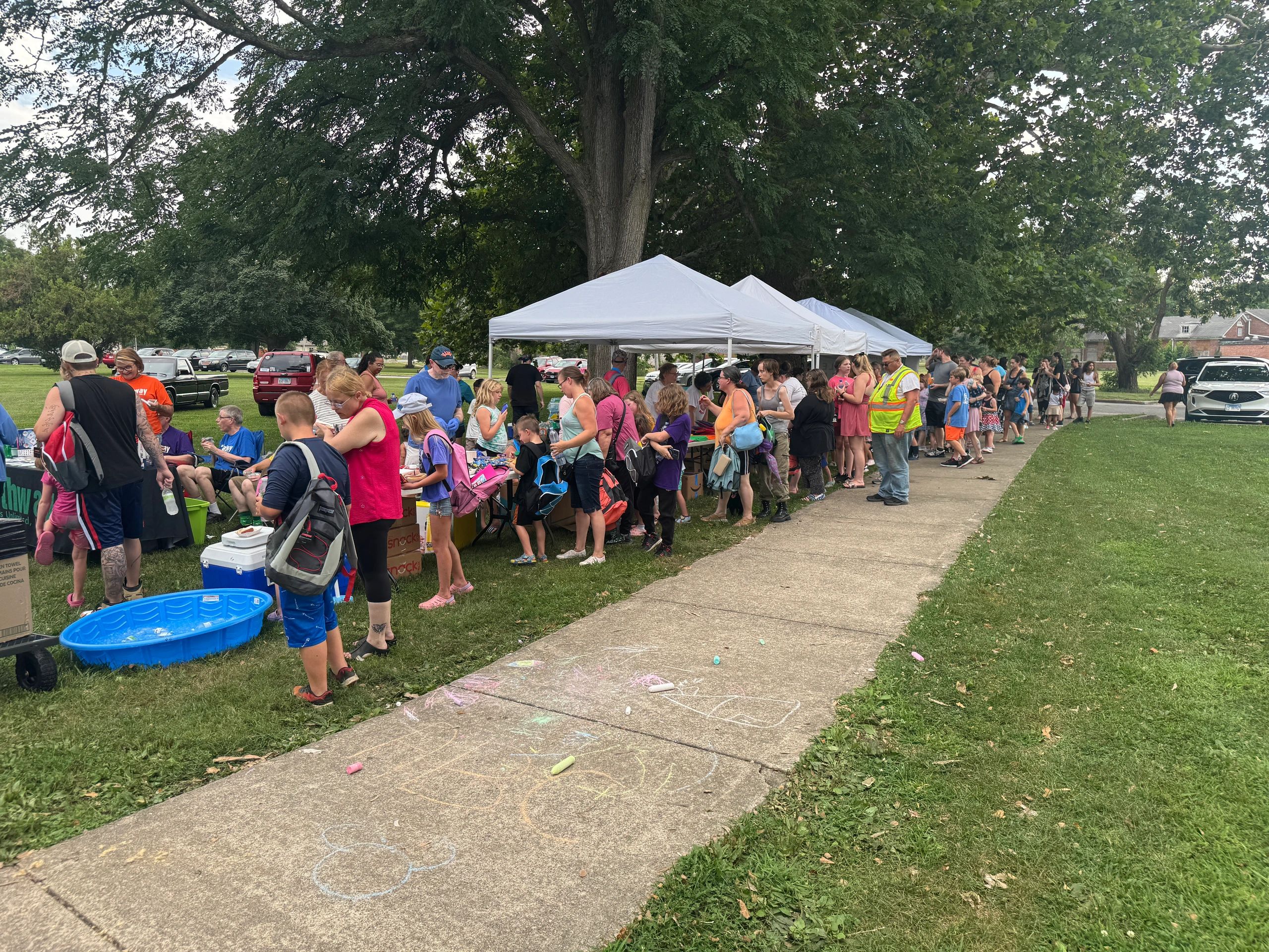 group of people from our first community day. 