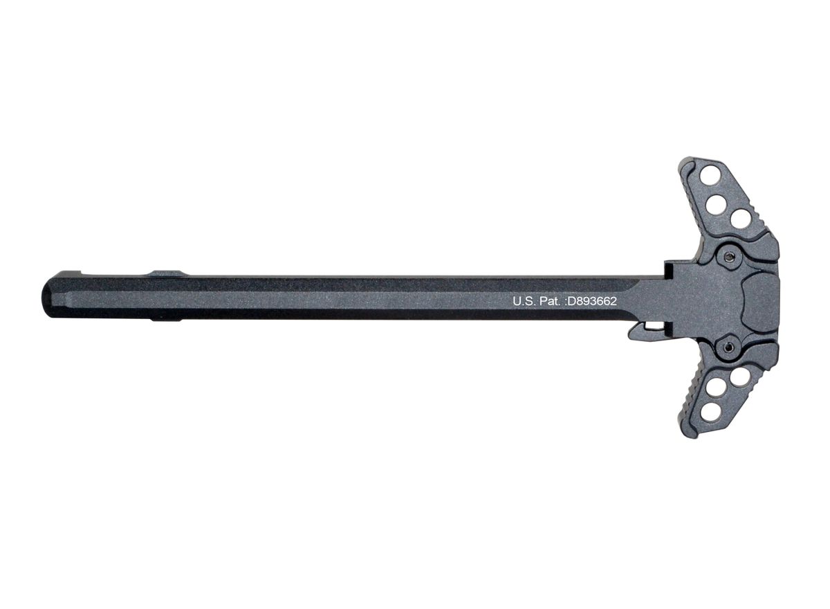 Presma® Patented Ambidextrous AR15 and AR9 Charging Handle, Black Anodized