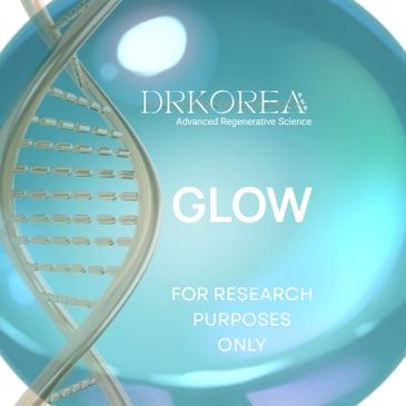 DRKOREA GLOW advanced regenerative science logo.
