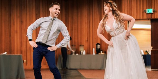 Wedding Dance at World Forestry Center in Portland, Oregon