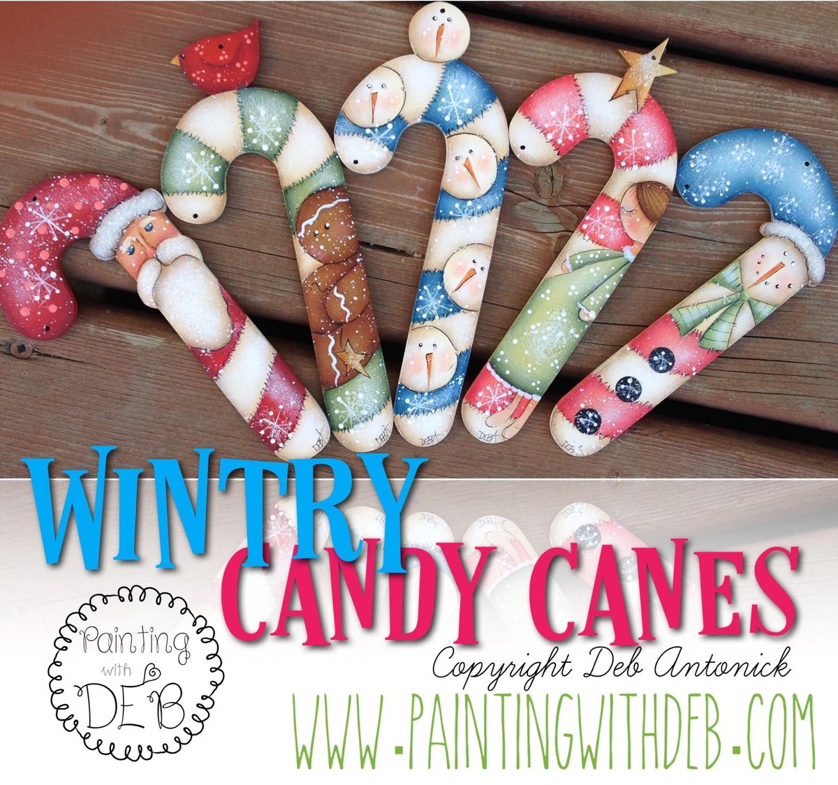 Wintry Candy Canes EPattern