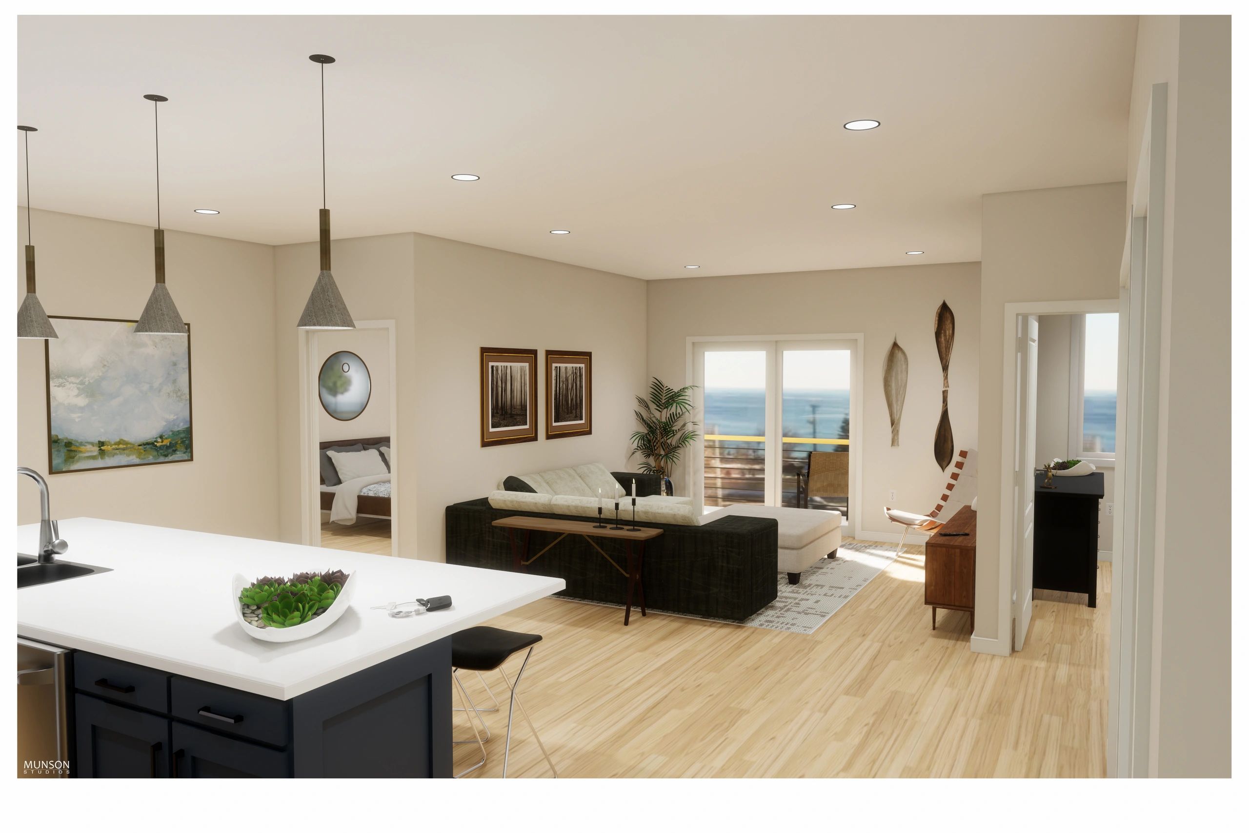 Urban Living with a Skyline Backdrop - Creative Home Touches for City ... - Cityview Apartment Interior