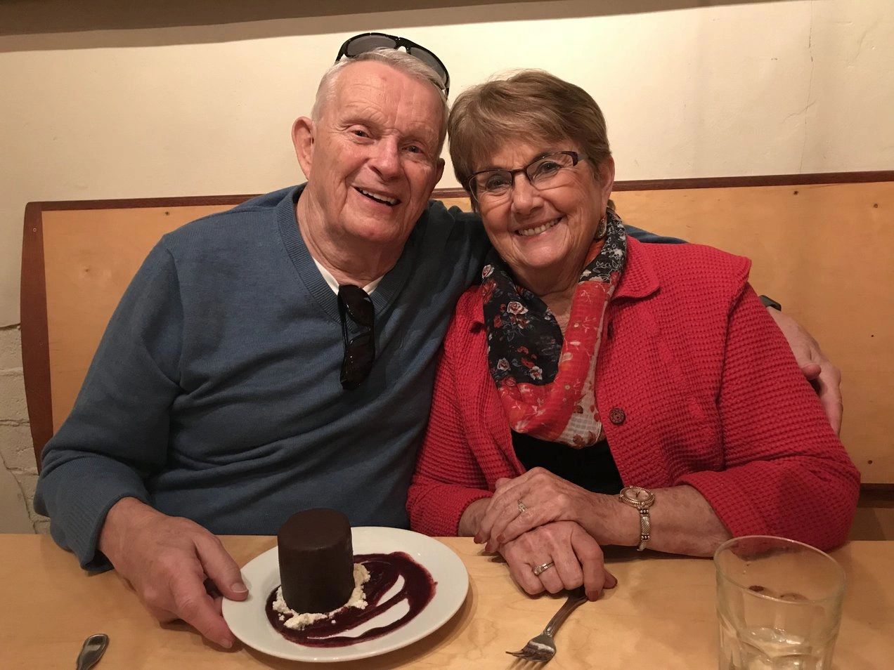 Mom and Don at the Oregon Coast