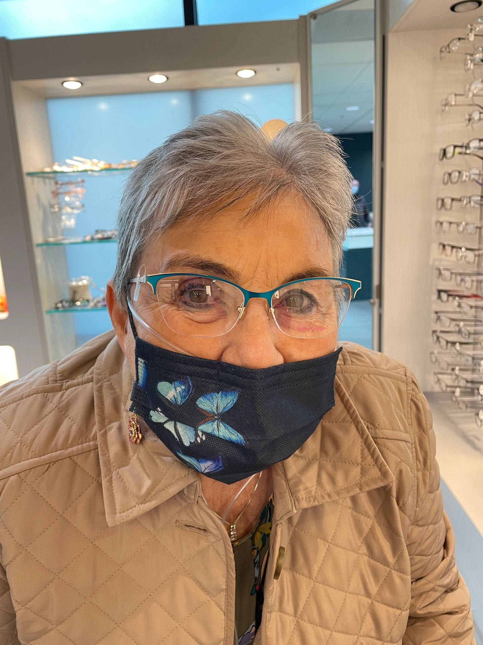 Picking out new glasses