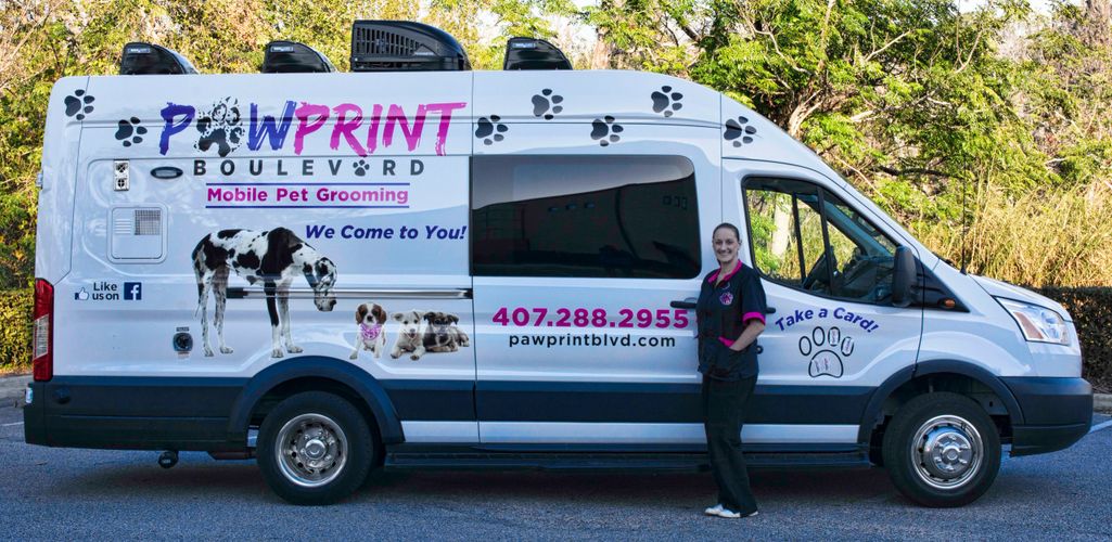 Pawprint Boulevard Mobile Pet Grooming, Mobile Dog Grooming