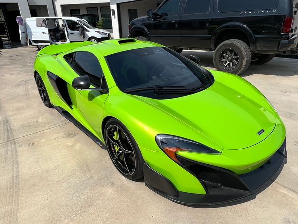 Lime Green Mclaren 