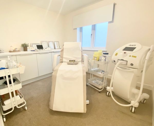 laser hair removal treatment room