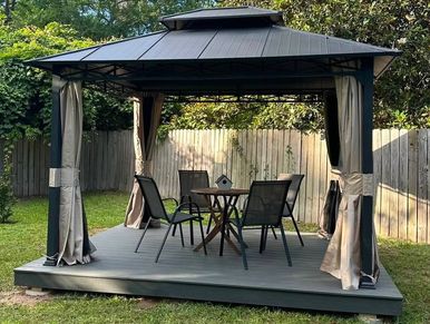 Custom gazebo deck installation in Conroe, TX by LIT Home Services