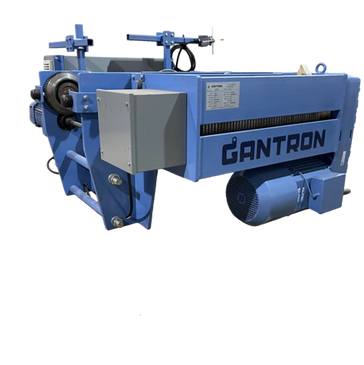 Gantron Wirerope Hoist of installation onto a Single Girder Crane or Monorail System