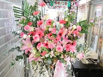 開張花籃，韓式開張花籃，韓式