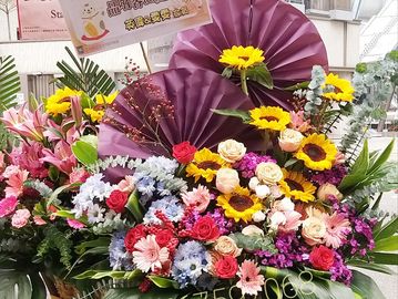 開張花籃，日系開張花籃