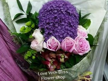 葱花花束，蔥花花束，進口花束