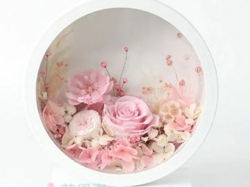 保鮮花，枱燈，保鮮花枱燈