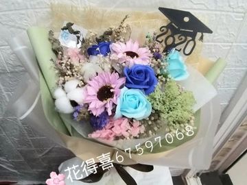 香皂花束，畢業花束