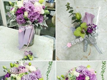  結婚花球、手棒花、鮮花花球