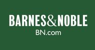 Barnes &amp; Noble logo on a green background.