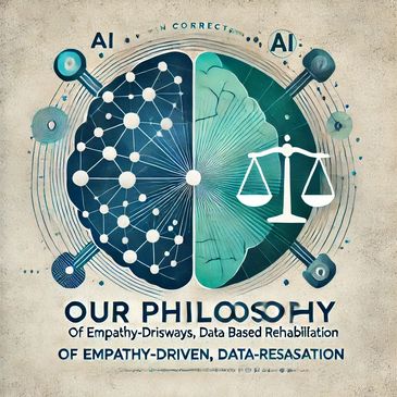 This is an image ChatGPT created that represents our philosophy. It's a sloppy speller.