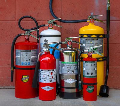 fire extinguisher abc dry chem chemical co2 extinguish water can stored pressure hydrostatic testing