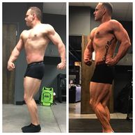 2017 @185lb VS. 2018 @185lb