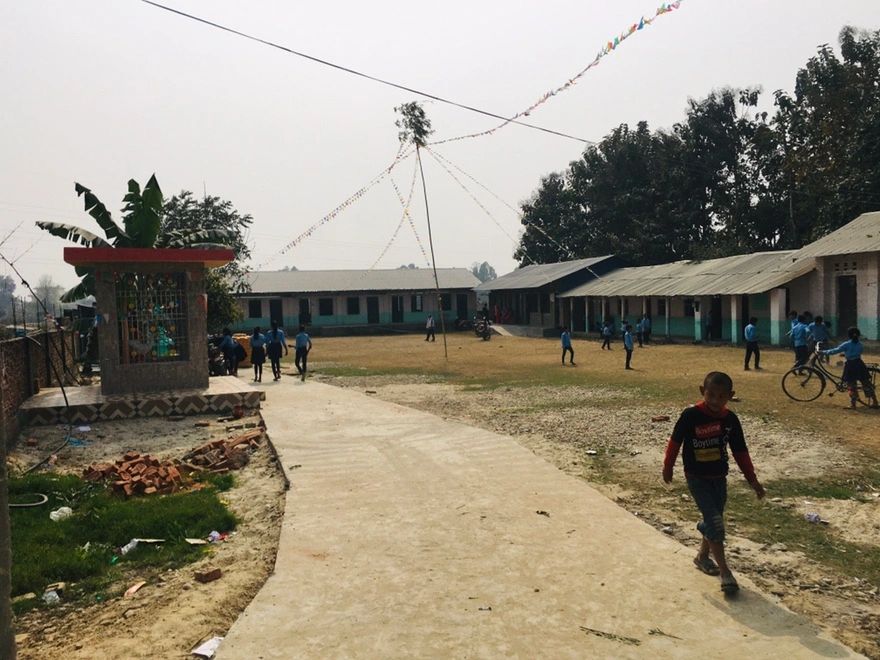 Bhatighadi School in 2020 before our investment. Pipal Tree charity