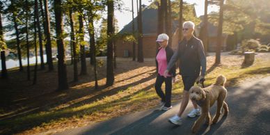 Walking miles of walking trails