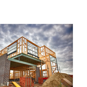 The foundations of a house