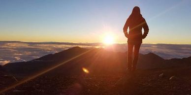 Haleakala National Park Majestic Sunrise. Permit required to secure a spot at the summit. Check Nati