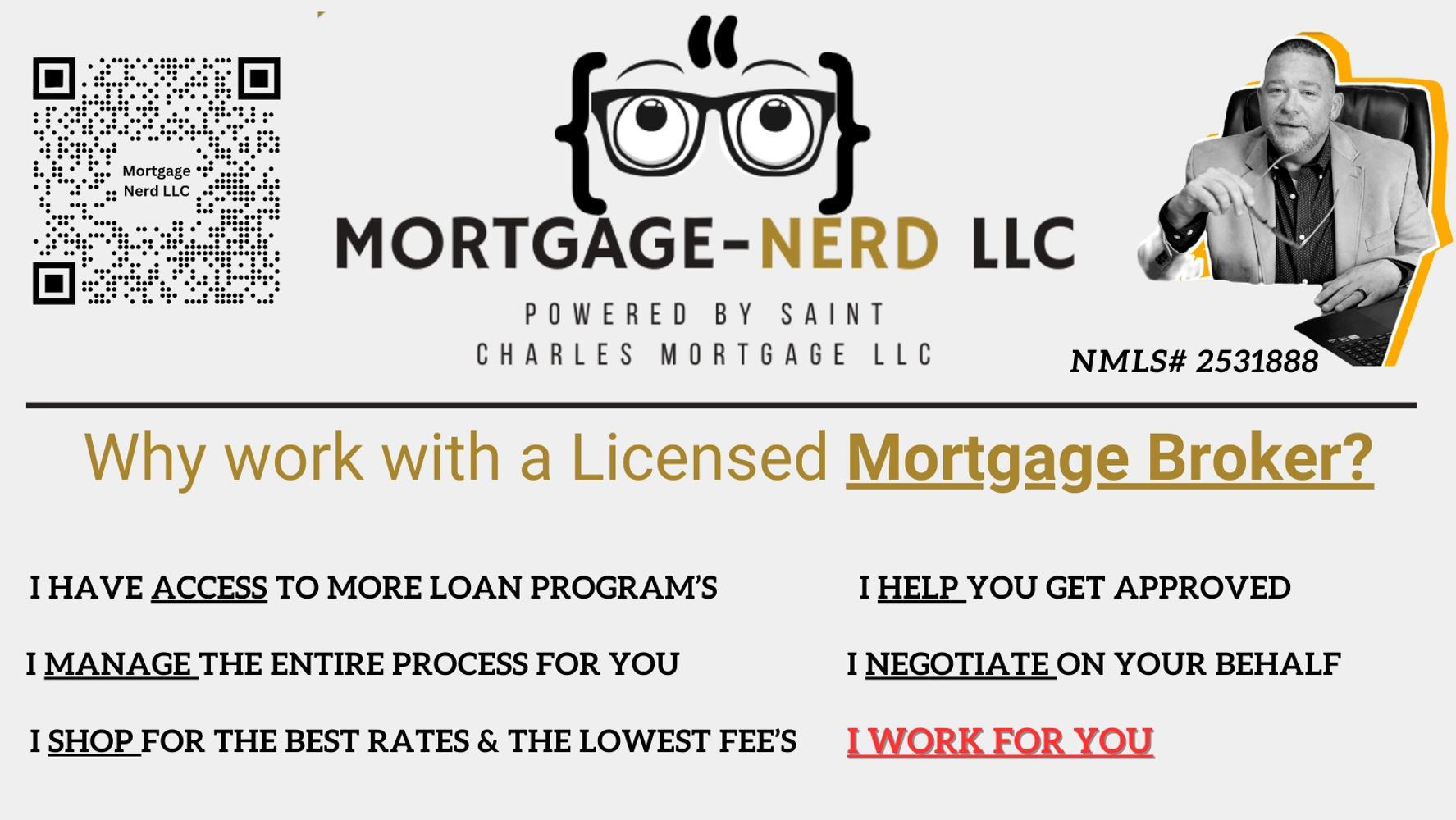 Why you should choose to work with a Licensed MORTGAGE BROKER