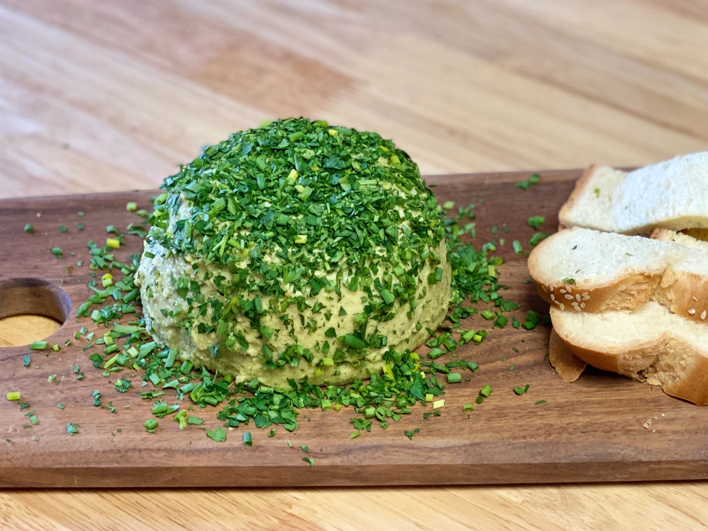 Vegan Herb Nut Cheese