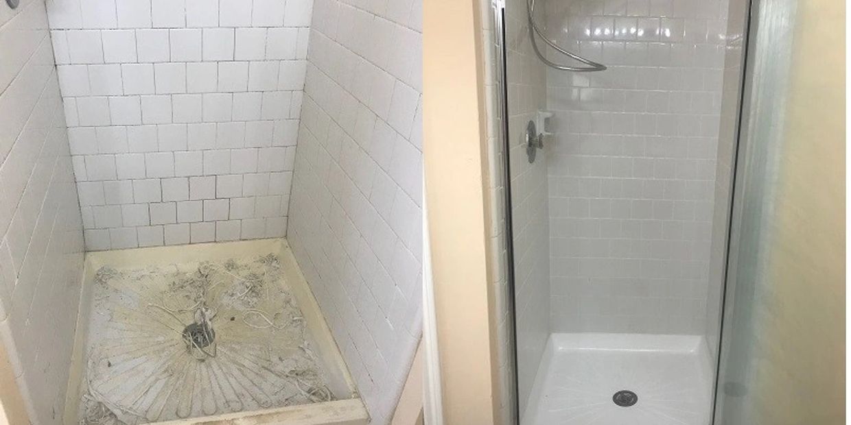 Our Tile and Grout Cleaners Renovated This Deteriorated Shower in Harrisburg