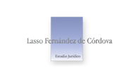 Lasso Fernández de Córdova Estudio Jurídico