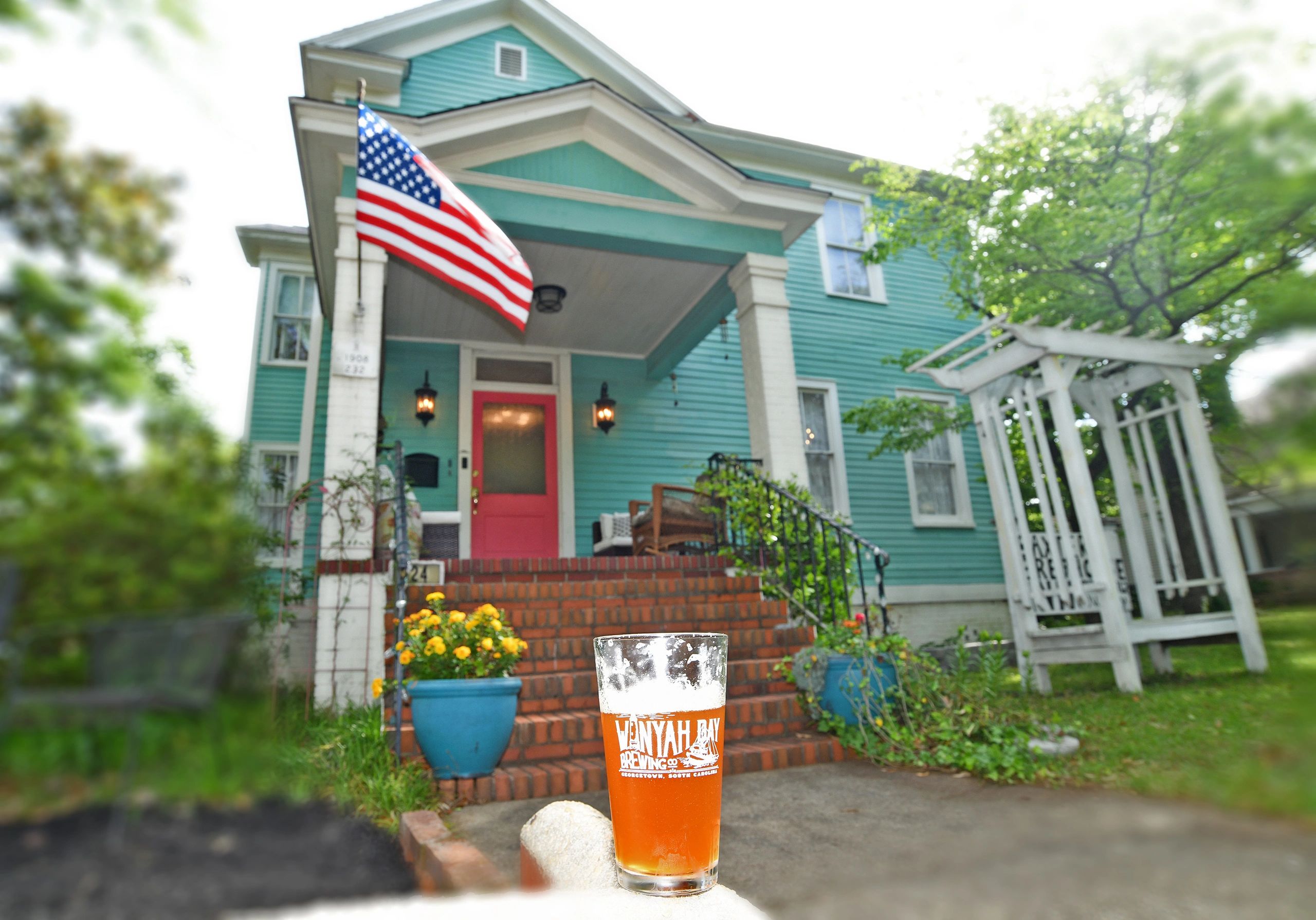 front of Baxter's Brewhouse Inn