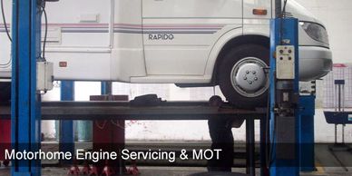 Motorhome body shop and servicing 