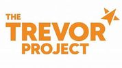 The Trevor Project logo with orange text and a star.