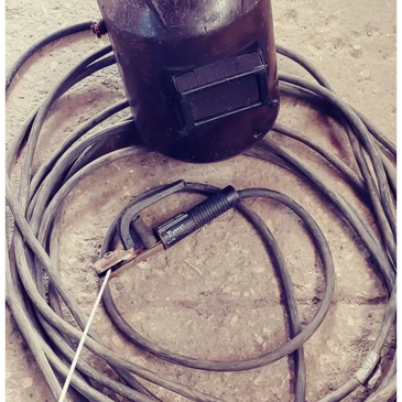 Welding mask and striker