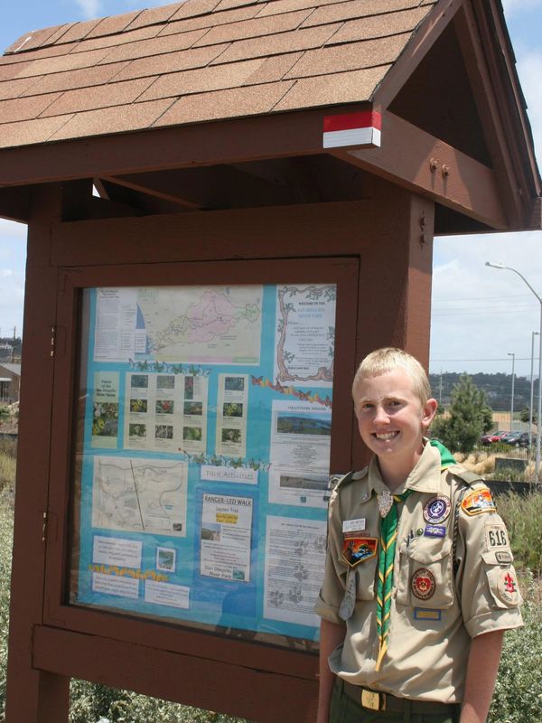 Dust Devil Nature Trail Kiosk with Andy Smetana.