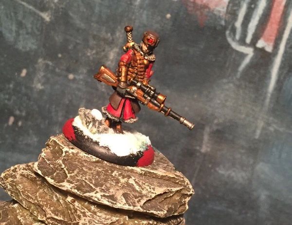 Warmachine khador sharpshooter and mage extraordinaire 