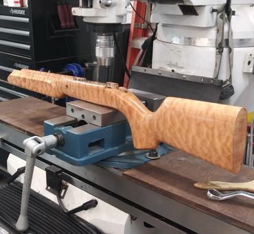 Quilted maple stock