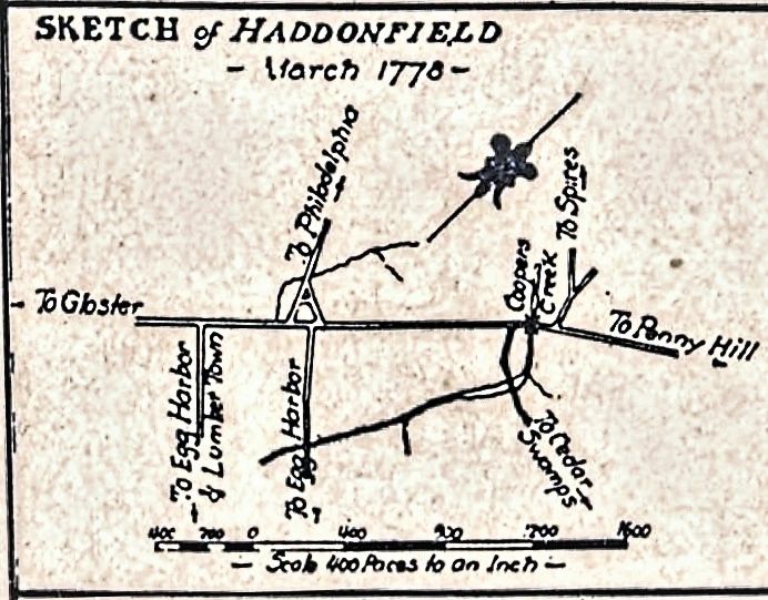 Maps of Haddonfield, NJ 1778