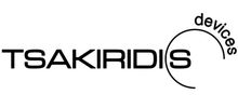Logo design for Tsakiridis Devices with circular text effect.