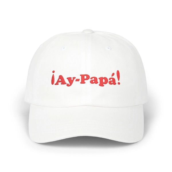 Ay-papa-black white, embroidered