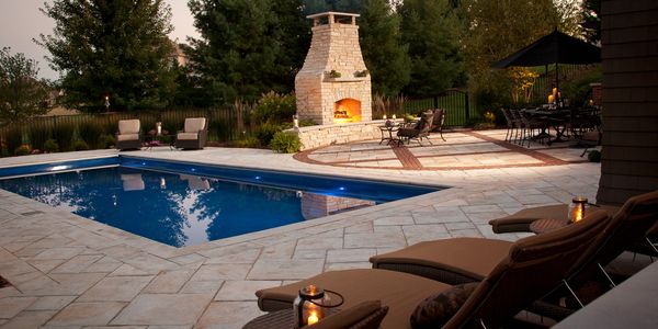 Whitsunday Pool Orlando Fire Pit LED Light